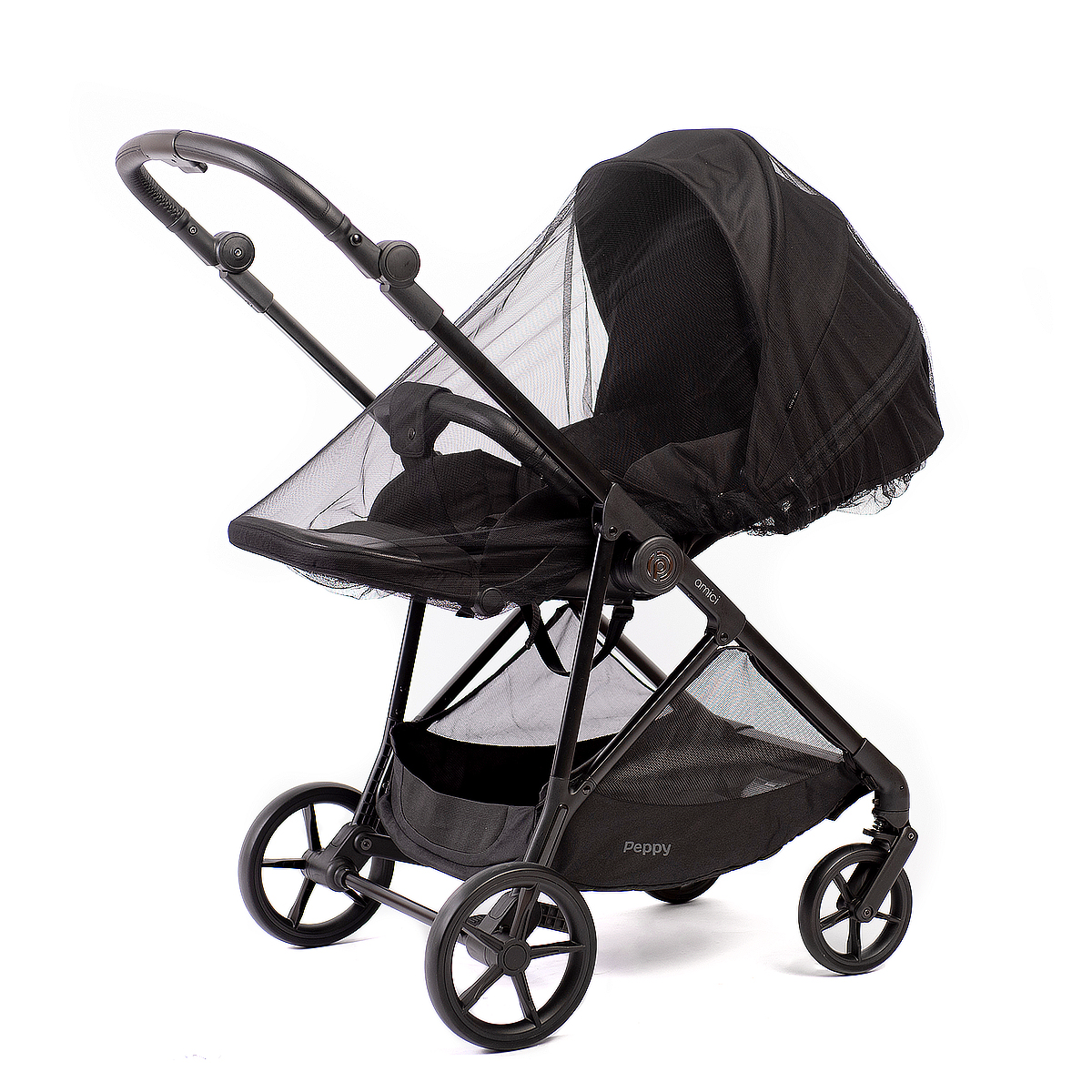 Прогулочная коляска Peppy Amici (Black) рама Black