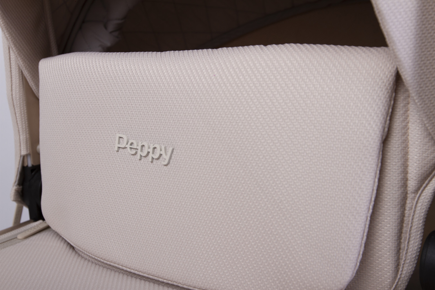 Коляска детская Peppy Monaco 2 в 1 GP Beige (бежевый), рама беж ...