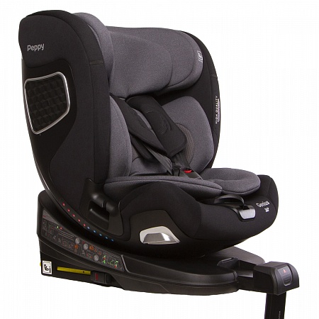 Автокресло Peppy Genius 0-36 I-Size 40-150 см (Iron) серый