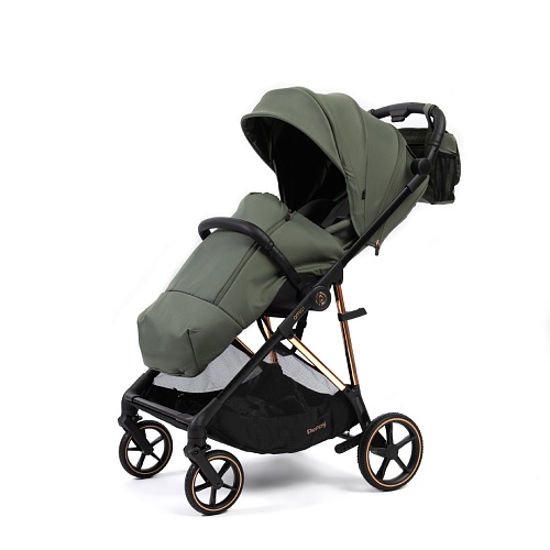 Прогулочная коляска Peppy Amici (Green) зеленый, рама золото (LX) Прогулочная коляска Peppy Amici (Green) зеленый, рама золото (LX)