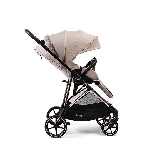 Прогулочная коляска Peppy Amici (Beige) бежевый, рама золото (LX) Прогулочная коляска Peppy Amici (Beige) бежевый, рама золото (LX)