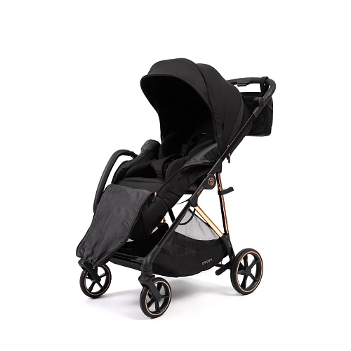 Прогулочная коляска Peppy Amici (Black) черный, рама золото (LX) Прогулочная коляска Peppy Amici (Black) черный, рама золото (LX)