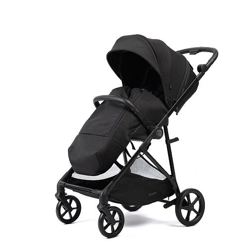 Прогулочная коляска Peppy Amici (Black) черный, рама черная Прогулочная коляска Peppy Amici (Black) черный, рама черная
