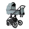 Коляска детская Peppy Monaco 2 в 1 Mint (мятный), рама черная Коляска детская Peppy Monaco 2 в 1 Mint (мятный), рама черная