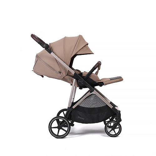 Прогулочная коляска Peppy Amici (Latte) латте, рама бежевый Прогулочная коляска Peppy Amici (Latte) латте, рама бежевый
