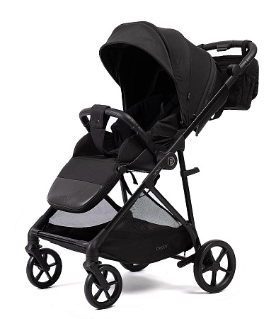 Прогулочная коляска Peppy Amici (Black) черный, рама черная