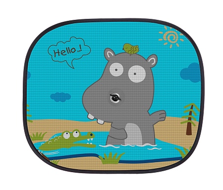 Шторка солнцезащитная Peppy для автомобиля (blue) 2шт в уп