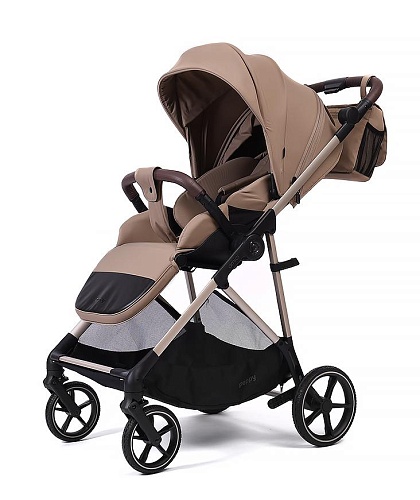 Прогулочная коляска Peppy Amici (Latte) латте, рама бежевый Прогулочная коляска Peppy Amici (Latte) латте, рама бежевый