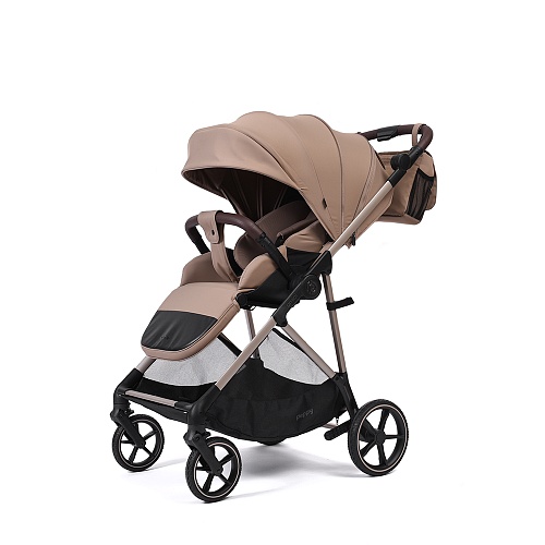 Прогулочная коляска Peppy Amici (Latte) латте, рама бежевый Прогулочная коляска Peppy Amici (Latte) латте, рама бежевый