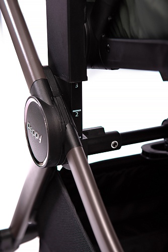 Коляска детская Peppy Monaco thermo 2 в 1 Green (зеленый), рама серо-коричневая Коляска детская Peppy Monaco thermo 2 в 1 Green (зеленый), рама серо-коричневая