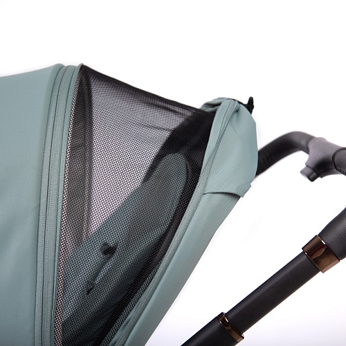 Коляска детская Peppy Monaco 2 в 1 Mint (мятный), рама черная Коляска детская Peppy Monaco 2 в 1 Mint (мятный), рама черная