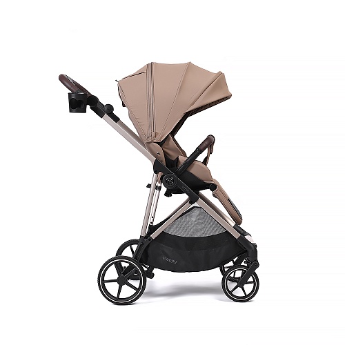 Прогулочная коляска Peppy Amici (Latte) латте, рама бежевый Прогулочная коляска Peppy Amici (Latte) латте, рама бежевый