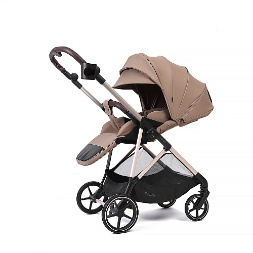 Прогулочная коляска Peppy Amici (Latte) латте, рама бежевый Прогулочная коляска Peppy Amici (Latte) латте, рама бежевый