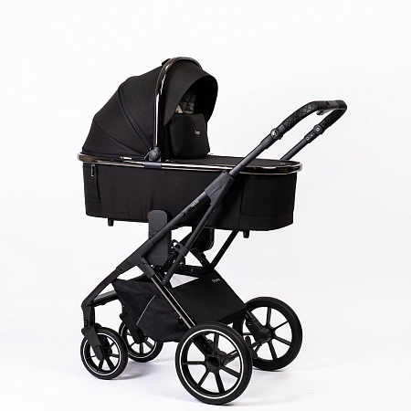 Коляска детская Peppy Tecla 2 в 1 Shadow Black Chrome Edition (Черный)