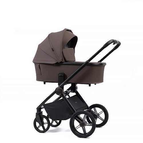 Коляска детская Peppy Monaco 2 в 1 Brownie (коричневый), рама черная Коляска детская Peppy Monaco 2 в 1 Brownie (коричневый), рама черная