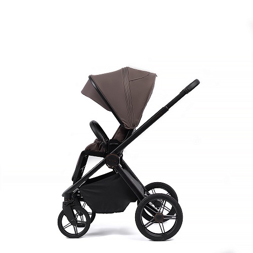 Коляска детская Peppy Monaco 2 в 1 Brownie (коричневый), рама черная Коляска детская Peppy Monaco 2 в 1 Brownie (коричневый), рама черная