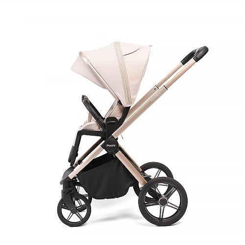 Коляска детская Peppy Monaco 2 в 1 Beige (бежевый), рама беж, шлифованный алюминий Коляска детская Peppy Monaco 2 в 1 Beige (бежевый), рама беж, шлифованный алюминий