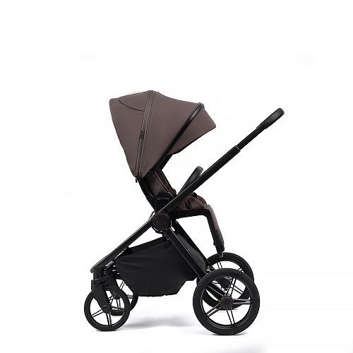 Коляска детская Peppy Monaco 2 в 1 Brownie (коричневый), рама черная Коляска детская Peppy Monaco 2 в 1 Brownie (коричневый), рама черная