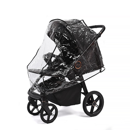 Прогулочная коляска Peppy Marco (Rose black) черный/золотой Прогулочная коляска Peppy Marco (Rose black) черный/золотой