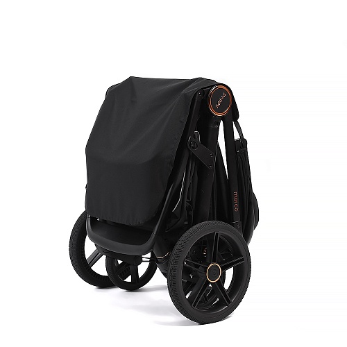 Прогулочная коляска Peppy Marco (Rose black) черный/золотой Прогулочная коляска Peppy Marco (Rose black) черный/золотой