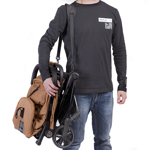 Прогулочная коляска Peppy Aero (Caramel) карамельный Прогулочная коляска Peppy Aero (Caramel) карамельный