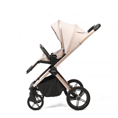 Коляска детская Peppy Monaco 2 в 1 Beige (бежевый), рама беж, шлифованный алюминий Коляска детская Peppy Monaco 2 в 1 Beige (бежевый), рама беж, шлифованный алюминий