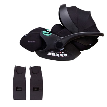 Автолюлька Peppy Verona I-Size 40-84 см + Адаптеры для Tecla (КОМПЛЕКТ)