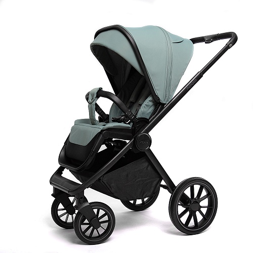Коляска детская Peppy Monaco 2 в 1 Mint (мятный), рама черная Коляска детская Peppy Monaco 2 в 1 Mint (мятный), рама черная