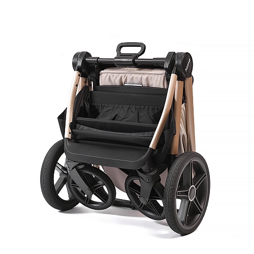 Коляска детская Peppy Monaco 2 в 1 Beige (бежевый), рама беж, шлифованный алюминий Коляска детская Peppy Monaco 2 в 1 Beige (бежевый), рама беж, шлифованный алюминий