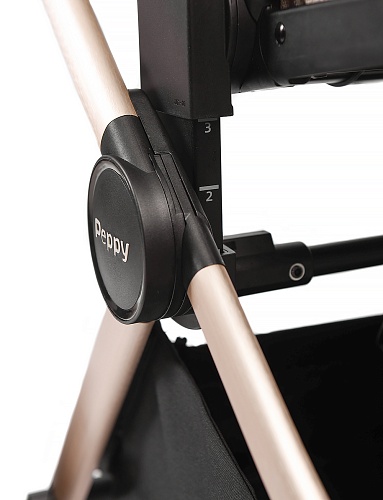 Коляска детская Peppy Monaco 2 в 1 Beige (бежевый), рама беж, шлифованный алюминий Коляска детская Peppy Monaco 2 в 1 Beige (бежевый), рама беж, шлифованный алюминий