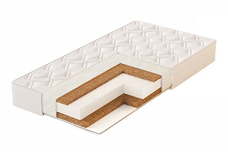 Матрас Premium Sleep 2 холлоф.,чехол жаккард,стег с кантом,кокос с 2 стор,синтепон выс.12см