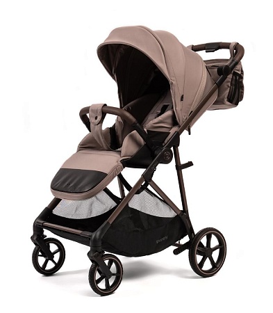 Прогулочная коляска Peppy Amici (Sandstone) песочный, рама серо-коричневая