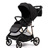 Прогулочная коляска Peppy Amici (Black) черный, рама золото (LX) Прогулочная коляска Peppy Amici (Black) черный, рама золото (LX)