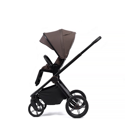 Коляска детская Peppy Monaco 2 в 1 Brownie (коричневый), рама черная Коляска детская Peppy Monaco 2 в 1 Brownie (коричневый), рама черная