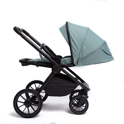 Коляска детская Peppy Monaco 2 в 1 Mint (мятный), рама черная Коляска детская Peppy Monaco 2 в 1 Mint (мятный), рама черная