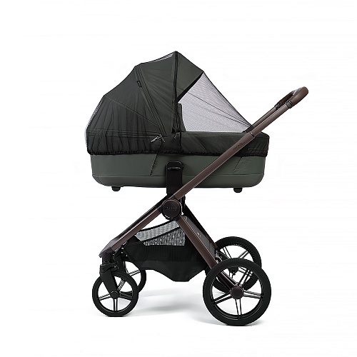 Коляска детская Peppy Monaco thermo 2 в 1 Green (зеленый), рама серо-коричневая Коляска детская Peppy Monaco thermo 2 в 1 Green (зеленый), рама серо-коричневая