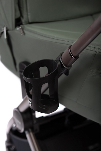 Коляска детская Peppy Monaco thermo 2 в 1 Green (зеленый), рама серо-коричневая Коляска детская Peppy Monaco thermo 2 в 1 Green (зеленый), рама серо-коричневая