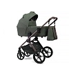 Коляска детская Peppy Monaco thermo 2 в 1 Green (зеленый), рама серо-коричневая Коляска детская Peppy Monaco thermo 2 в 1 Green (зеленый), рама серо-коричневая