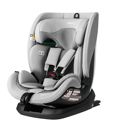 Welldon Encore pro 9-36 i-Size 76-150 см (Moonstone) серый