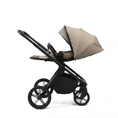 Коляска детская Peppy Monaco 2 в 1 Sandstone (песочный), рама черная Коляска детская Peppy Monaco 2 в 1 Sandstone (песочный), рама черная
