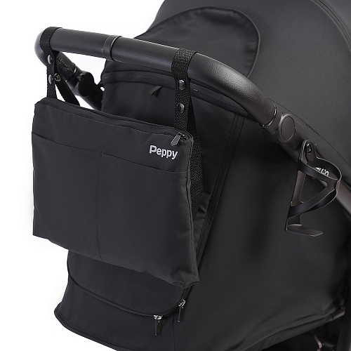 Прогулочная коляска Peppy Marco (black) черный Прогулочная коляска Peppy Marco (black) черный