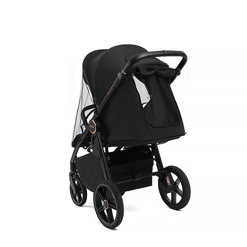 Прогулочная коляска Peppy Marco (Rose black) черный/золотой Прогулочная коляска Peppy Marco (Rose black) черный/золотой