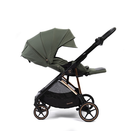 Прогулочная коляска Peppy Amici (Green) зеленый, рама золото (LX) Прогулочная коляска Peppy Amici (Green) зеленый, рама золото (LX)