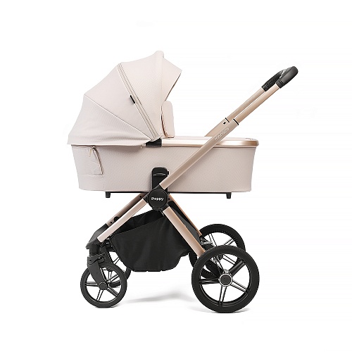 Коляска детская Peppy Monaco 2 в 1 Beige (бежевый), рама беж, шлифованный алюминий Коляска детская Peppy Monaco 2 в 1 Beige (бежевый), рама беж, шлифованный алюминий