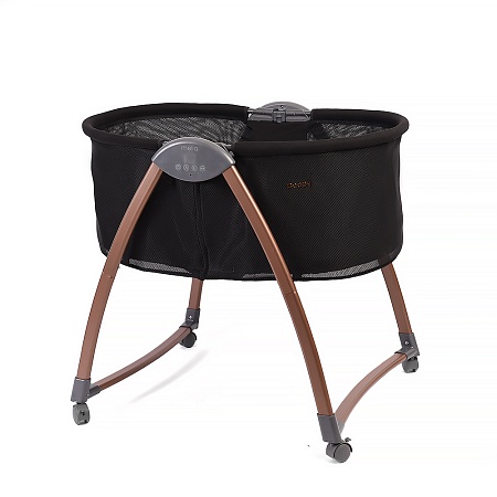Колыбель электрическая Peppy Melia (Black/Gold)