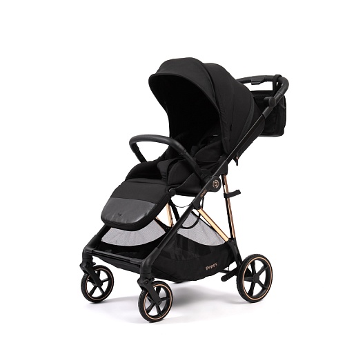 Прогулочная коляска Peppy Amici (Black) черный, рама золото (LX) Прогулочная коляска Peppy Amici (Black) черный, рама золото (LX)