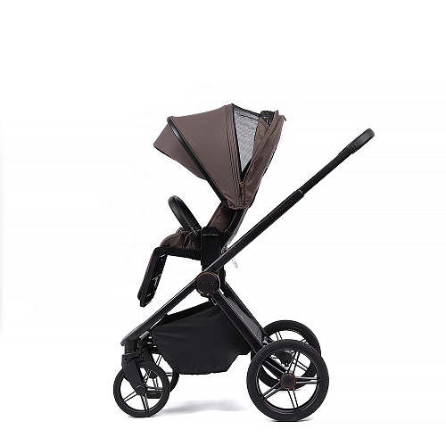 Коляска детская Peppy Monaco 2 в 1 Brownie (коричневый), рама черная Коляска детская Peppy Monaco 2 в 1 Brownie (коричневый), рама черная