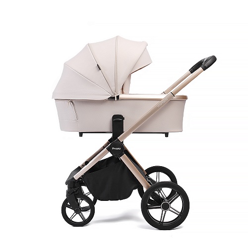 Коляска детская Peppy Monaco 2 в 1 Beige (бежевый), рама беж, шлифованный алюминий Коляска детская Peppy Monaco 2 в 1 Beige (бежевый), рама беж, шлифованный алюминий