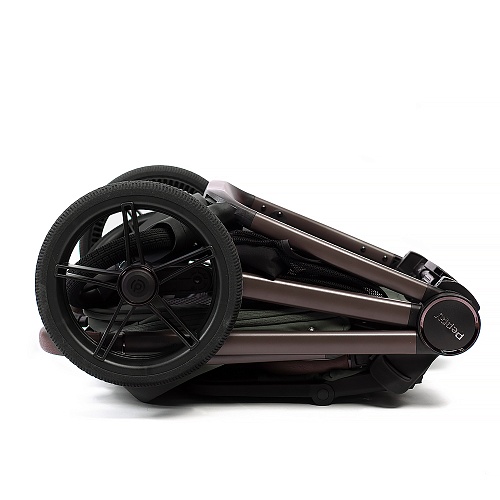 Коляска детская Peppy Monaco thermo 2 в 1 Green (зеленый), рама серо-коричневая Коляска детская Peppy Monaco thermo 2 в 1 Green (зеленый), рама серо-коричневая