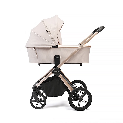 Коляска детская Peppy Monaco 2 в 1 Beige (бежевый), рама беж, шлифованный алюминий Коляска детская Peppy Monaco 2 в 1 Beige (бежевый), рама беж, шлифованный алюминий